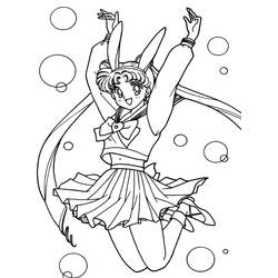 Sailor Moon (Anime and Manga) coloring page #183024 to print and color