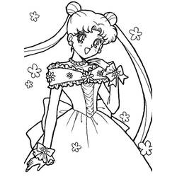Sailor Moon (Anime and Manga) coloring page #183030 to print and color