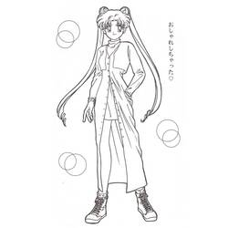 Sailor Moon (Anime and Manga) coloring page #183031 to print and color