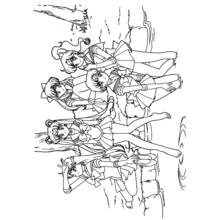 Coloring page: Sailor Moon (Anime and Manga) #50239 - Free Printable Coloring Pages