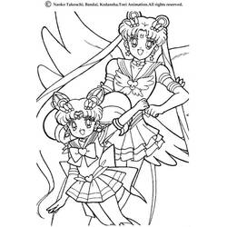 Sailor Moon (Anime and Manga) coloring page #50244 to print and color