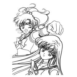 Sailor Moon (Anime and Manga) coloring page #50290 to print and color