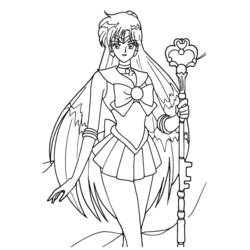 Sailor Moon (Anime and Manga) coloring page #50312 to print and color