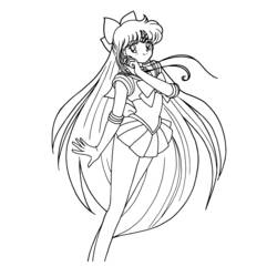 Coloring page: Sailor Moon (Anime and Manga) #50352 - Free Printable Coloring Pages