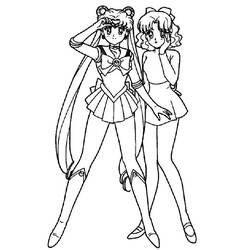 Sailor Moon (Anime and Manga) coloring page #50413 to print and color