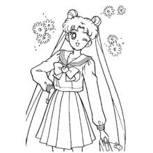 Coloring page: Sailor Moon (Anime and Manga) #50448 - Free Printable Coloring Pages