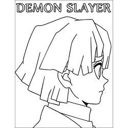 Coloring pages: Zenitsu - Free Printable Coloring Pages