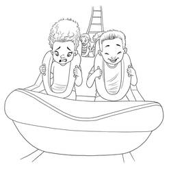Coloring page: Amusement Park (Buildings and Architecture) #210871 - Free Printable Coloring Pages