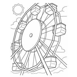 Coloring page: Amusement Park (Buildings and Architecture) #210875 - Free Printable Coloring Pages