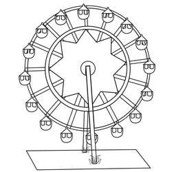 Coloring page: Amusement Park (Buildings and Architecture) #210877 - Free Printable Coloring Pages