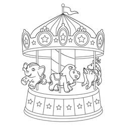 Coloring page: Amusement Park (Buildings and Architecture) #210878 - Free Printable Coloring Pages