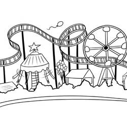 Coloring page: Amusement Park (Buildings and Architecture) #210884 - Free Printable Coloring Pages