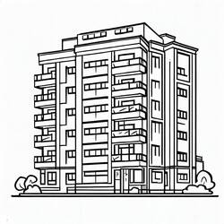Apartment (Buildings and Architecture) coloring page #189294 to print and color