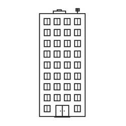 Apartment (Buildings and Architecture) coloring page #189297 to print and color
