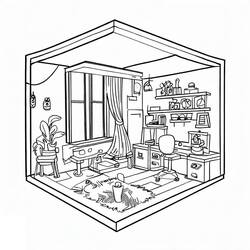 Apartment (Buildings and Architecture) coloring page #189300 to print and color