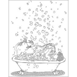 Coloring page: Bathroom (Buildings and Architecture) #61780 - Free Printable Coloring Pages