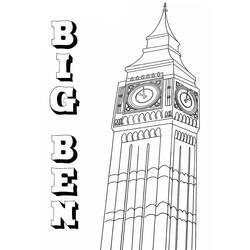 Big Ben (Buildings and Architecture) coloring page #184906 to print and color