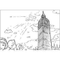 Big Ben (Buildings and Architecture) coloring page #184915 to print and color
