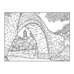 Bridge (Buildings and Architecture) coloring page #204337 to print and color