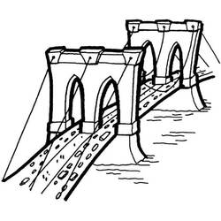 Bridge (Buildings and Architecture) coloring page #204340 to print and color