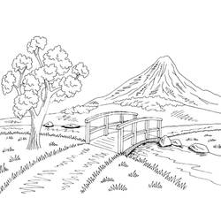 Bridge (Buildings and Architecture) coloring page #204342 to print and color