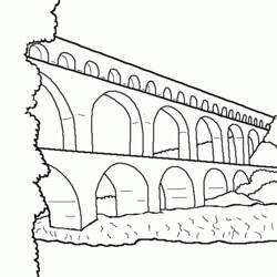 Coloring page: Bridge (Buildings and Architecture) #62839 - Printable coloring pages