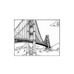 Coloring page: Bridge (Buildings and Architecture) #62841 - Printable coloring pages