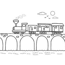 Coloring page: Bridge (Buildings and Architecture) #62885 - Printable coloring pages