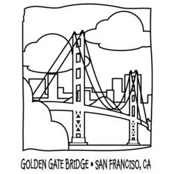 Coloring page: Bridge (Buildings and Architecture) #62887 - Printable coloring pages
