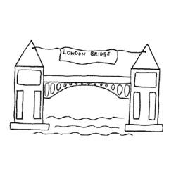 Coloring page: Bridge (Buildings and Architecture) #62905 - Printable coloring pages
