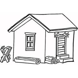Cabin (Buildings and Architecture) coloring page #185532 to print and color