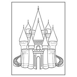 Castle (Buildings and Architecture) coloring page #177431 to print and color