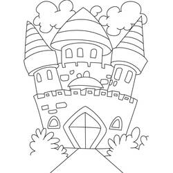 Castle (Buildings and Architecture) coloring page #177442 to print and color
