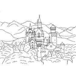 Coloring page: Castle (Buildings and Architecture) #62039 - Free Printable Coloring Pages