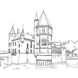 Coloring page: Castle (Buildings and Architecture) #62051 - Printable coloring pages
