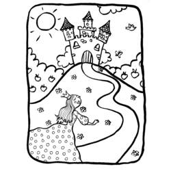 Coloring page: Castle (Buildings and Architecture) #62054 - Free Printable Coloring Pages