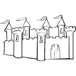 Coloring page: Castle (Buildings and Architecture) #62055 - Free Printable Coloring Pages