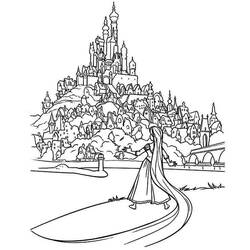 Coloring page: Castle (Buildings and Architecture) #62103 - Free Printable Coloring Pages