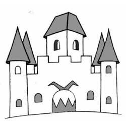 Coloring page: Castle (Buildings and Architecture) #62138 - Free Printable Coloring Pages