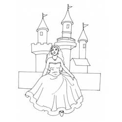Coloring page: Castle (Buildings and Architecture) #62160 - Free Printable Coloring Pages