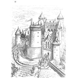 Coloring page: Castle (Buildings and Architecture) #62161 - Free Printable Coloring Pages