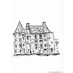 Coloring page: Castle (Buildings and Architecture) #62168 - Free Printable Coloring Pages
