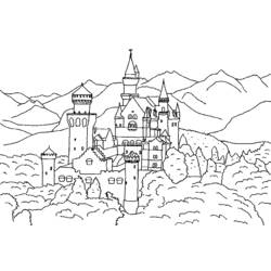Coloring page: Castle (Buildings and Architecture) #62190 - Free Printable Coloring Pages