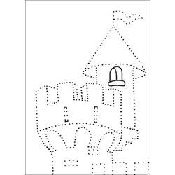 Coloring page: Castle (Buildings and Architecture) #62194 - Free Printable Coloring Pages