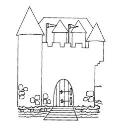 Coloring page: Castle (Buildings and Architecture) #62198 - Free Printable Coloring Pages