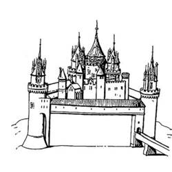 Coloring page: Castle (Buildings and Architecture) #62206 - Free Printable Coloring Pages