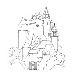 Coloring page: Castle (Buildings and Architecture) #62227 - Free Printable Coloring Pages