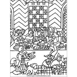 Coloring page: Castle (Buildings and Architecture) #62235 - Free Printable Coloring Pages