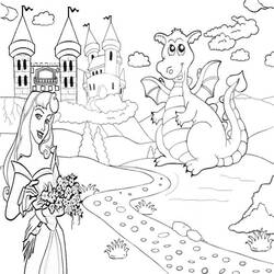 Coloring page: Castle (Buildings and Architecture) #62236 - Free Printable Coloring Pages