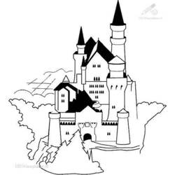 Coloring page: Castle (Buildings and Architecture) #62273 - Free Printable Coloring Pages